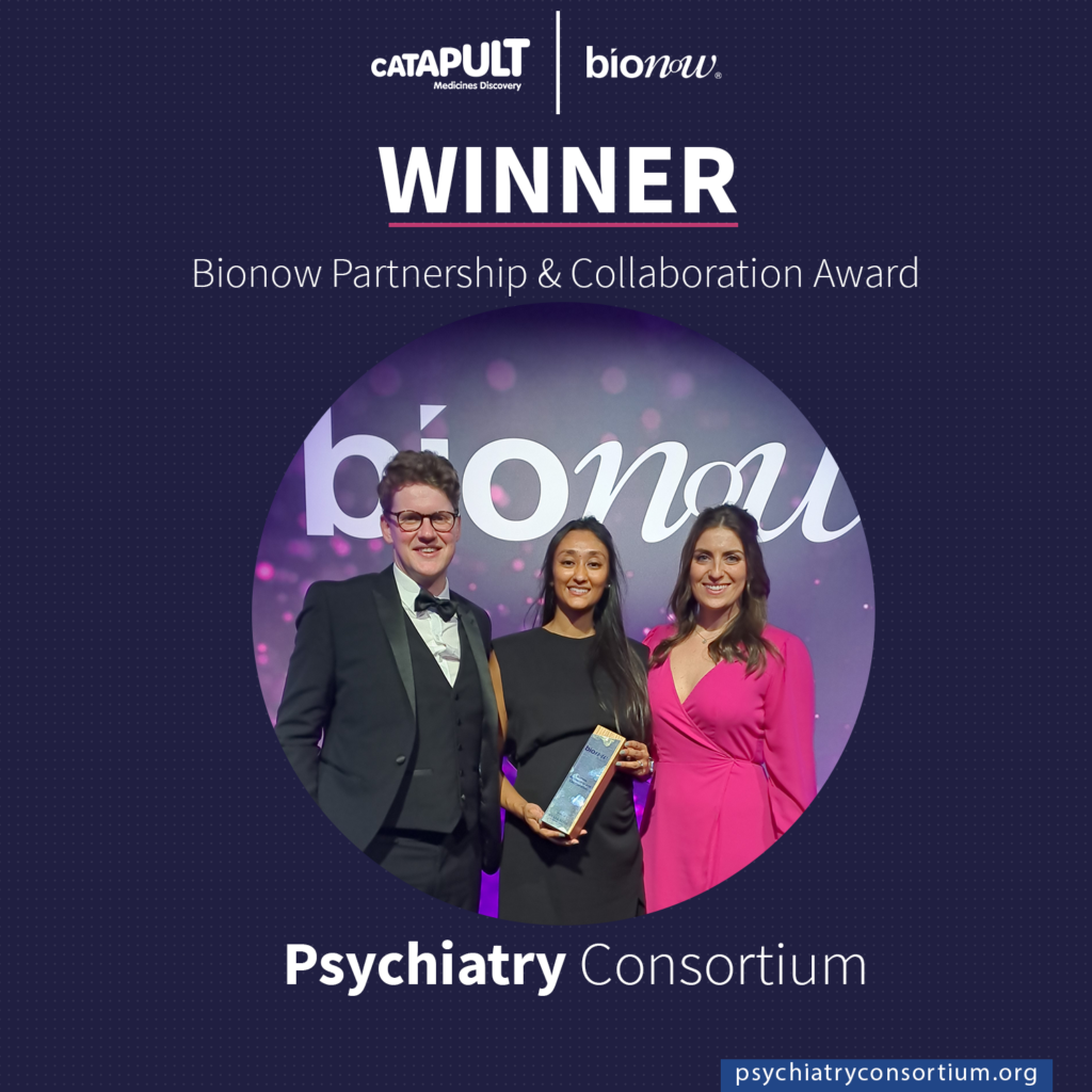 Psychiatry Consortium Wins Bionow Partnership and Collaboration Award